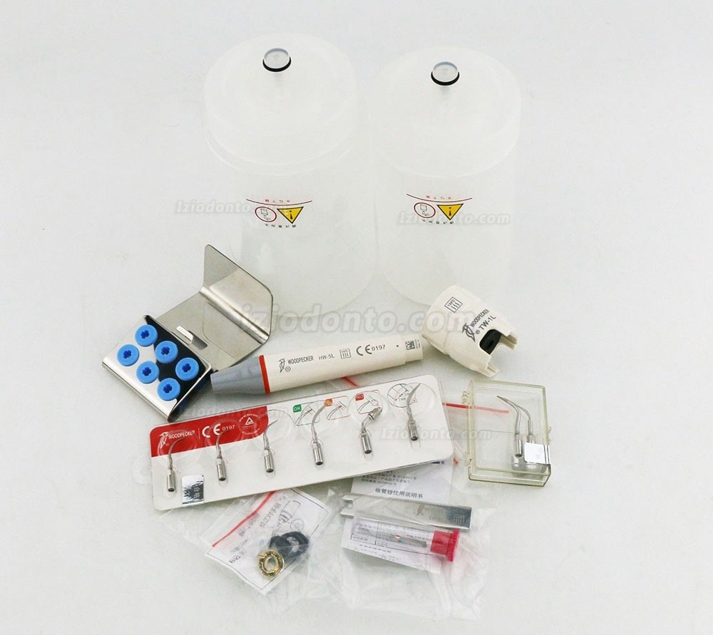 Woodpecker® UDS-E Ultrassom Odontológico Scaler com Luz LED & Reservatório Compatível com EMS